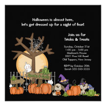 Invitation ÉFFRAYANTE de partie de Halloween de sc