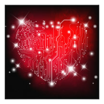 Invitation électrique d'amour