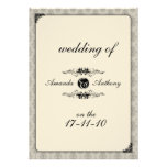 Invitation élégant de mariage