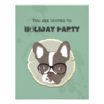 Invitation élégante de fête de vacances de bouledo