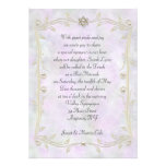 Invitation en pastel de bat mitzvah d'aquarelle