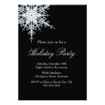 Invitation excentrée de Snowy White de fête de vac