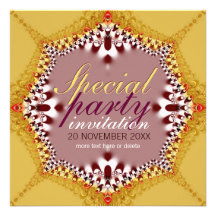Invitation exotique de partie de boudoir de filles