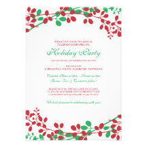 Invitation exquise de Noël de jardin - nouvelle