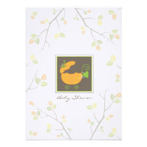 Invitation faite sur commande de douche de voiture invitations