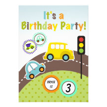 Invitation faite sur commande de fête d'anniversai