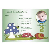 Invitation faite sur commande de fête d'anniversai