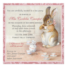 Invitation faite sur commande de fête d'anniversai