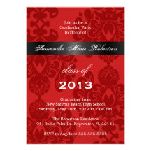 Invitation faite sur commande mignonne d'obtention