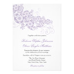 Invitation floral élégant vintage de mariage de Pa invitations