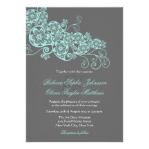Invitation floral élégant vintage de mariage de Pa