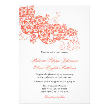 Invitation floral élégant vintage de mariage de Pa