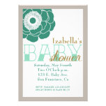 Invitation FLORALE de BABY SHOWER