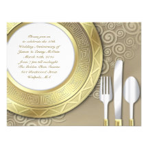 Invitation formelle d'anniversaire/dîner