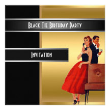 Invitation formelle de fête d'anniversaire de crav