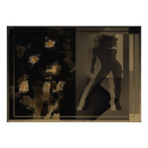 Invitation forte de femme