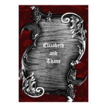 Invitation gothique de vampire de proclamation