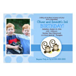 Invitation idiot 5x7 d'anniversaire de photo de ju invitations