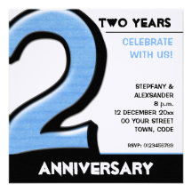 Invitation idiote d'anniversaire de bleu du numéro