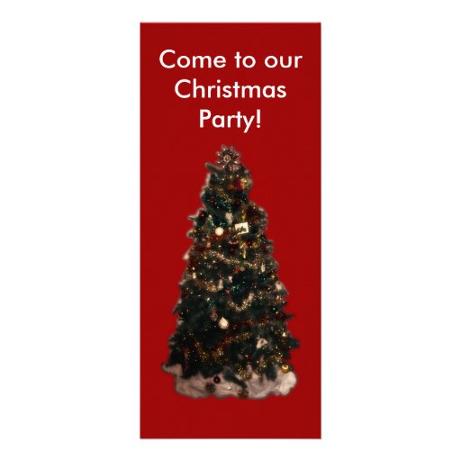 Invitation informelle de fête de Noël