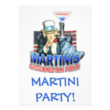 Invitation, invitations - les martini devraient êt