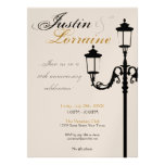Invitation italienne contemporaine 4 de courrier d
