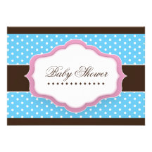 Invitation lunatique de baby shower : : 5" x7 "