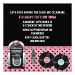 Invitation lunatique de fête d'anniversaire des an