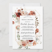 Invitation Marsala Pink Terracotta F Te Des Mari Es Florale I Zazzle Fr