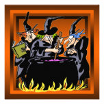 Invitation mauvaise de partie de Halloween de sorc