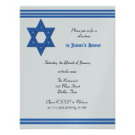 Invitation métallique de Mitzvah de barre de récep