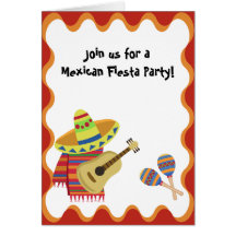 Invitation mexicaine d'anniversaire de partie de c