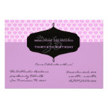 Invitation MIGNON de fête d'anniversaire