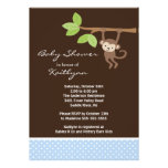 Invitation mignonne de baby shower de safari de si