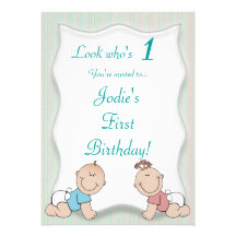 Invitation mignonne de partie d'anniversaire de en