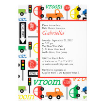 Invitation moderne de baby shower de garçon de cam