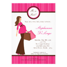 invitation moderne de baby shower de maman de mod 