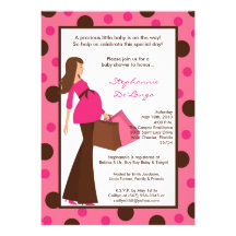 invitation moderne de baby shower de maman de mod 