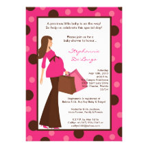 invitation moderne de baby shower de maman de mod 