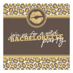 Invitation moderne de partie de Bachelorette d'amu