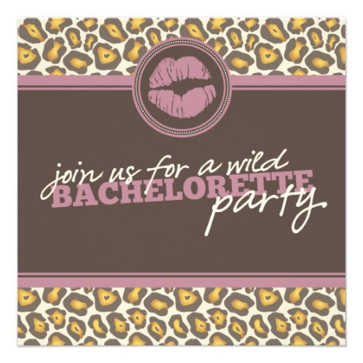 Invitation moderne de partie de Bachelorette d'amu