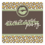 Invitation moderne de partie de Bachelorette d'amu