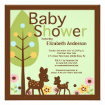 Invitation neutre de baby shower de genre de cerfs