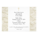 Invitation neutre de baptême de genre de dévouemen invitations