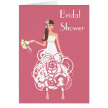 Invitation nuptiale de douche carte de vœux