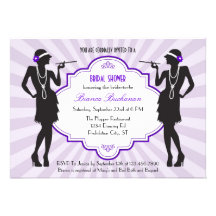 Invitation nuptiale de douche d'aileron