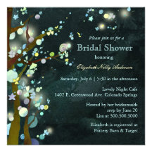 Invitation nuptiale de douche de belle nuit de Bri