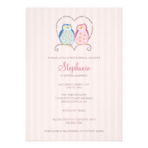 Invitation nuptiale de douche de couples mignons d