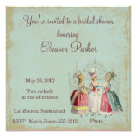 Invitation nuptiale de douche de dames de Marie An
