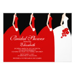 Invitation nuptiale de douche de demoiselles d'hon